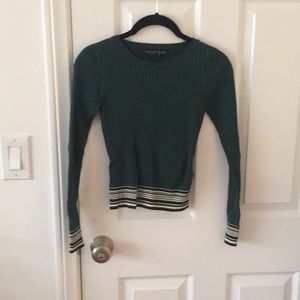 Topshop green long sleeve